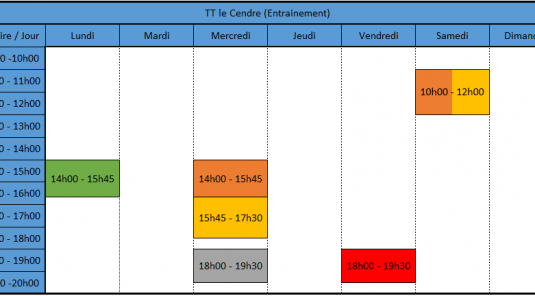 🏓🏓RENTREE DES CLASSES POUR LE TT LE CENDRE 🏓🏓