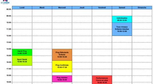 🏓🏓RENTREE DES CLASSES POUR LE TT LE CENDRE 🏓🏓
